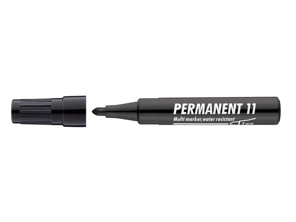 Permanent Marker ICO 1-3mm Negru